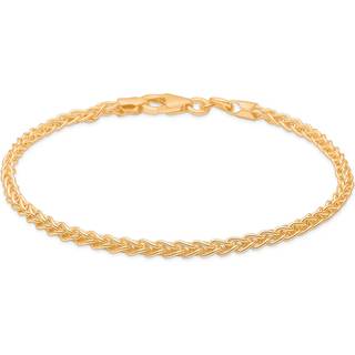 Blossom Copenhagen hvede armbånd i forgyldt - 18 cm