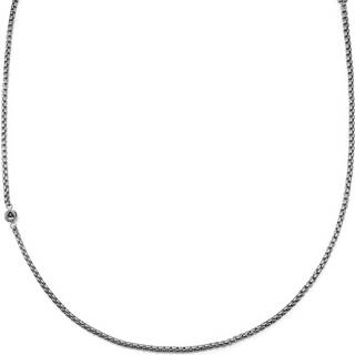Rico Sølvfarvet Box Chain Halskæde