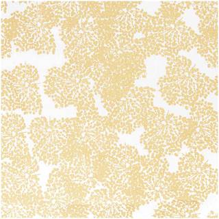 Stoff Allium weiß-gold 50x140cm - Weiß, Gold