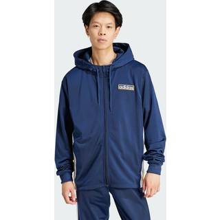Adicolor Adibreak Full-Zip hættetrøje - Night Indigo / Bold Gold / White - L
