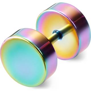 8 mm Regnbue Stud Ørering