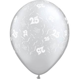 5 Luftballons Zahl 25