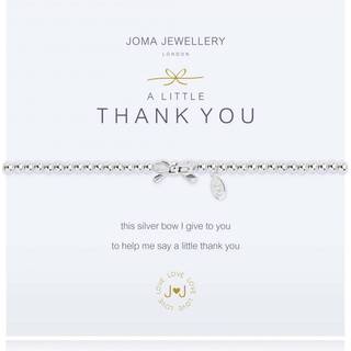 Joma A Little Thank You Bracelet - Adjustable - Silver