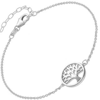 trendor 15809 Mädchen-Armband mit Lebensbaum 925 Silber