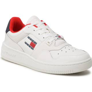 Tommy Hilfiger White Leather Women Sneakers
