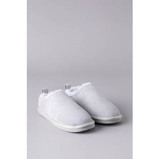 Lakeland Leather Lakeland Leather Grey Ladies Sheepskin Clog Winter Slippers