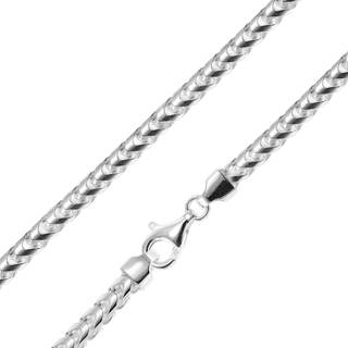 trendor 15795 Herren-Halskette 925 Silber Fuchsschwanzkette Breite 5,1 mm