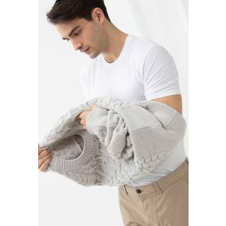 Mey Herren T-Shirt weiß Mikrofaser/Funktion unifarben