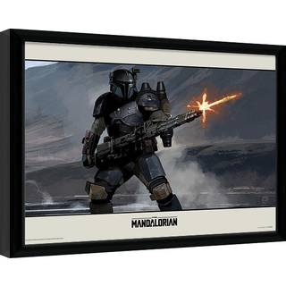 STAR WARS - The Mandalorian Shoot - Framed Print 30x40cm