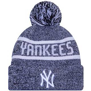 New Era New York Yankees Jake Bobble Knit Beanie Hat Black/ White Universal - White - Universal