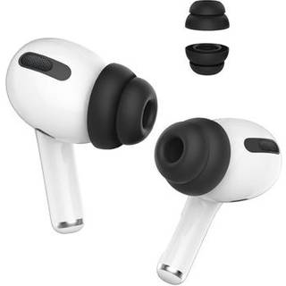 AHASTYLE PT99-2 1 par til Apple AirPods Pro 2 / AirPods Pro Silicone Ear Tips Bluetooth Earphone Ear Caps Cover, størrelse M - sort