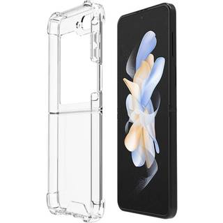 Samsung Galaxy Z Flip5 (5G) Hybrid Plastik Bagside Cover - Gennemsigtigt