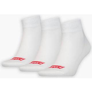 Levis 3-pak Mid Cut Batwing Logo Recycled Cotton - White - Str 39/42 * Kampagne *