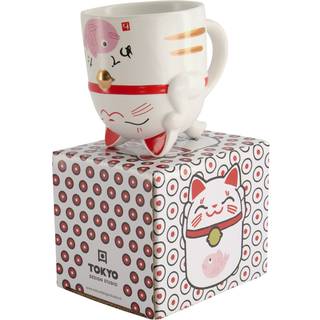 Kawaii Lucky Cat krus 35 cl, pink