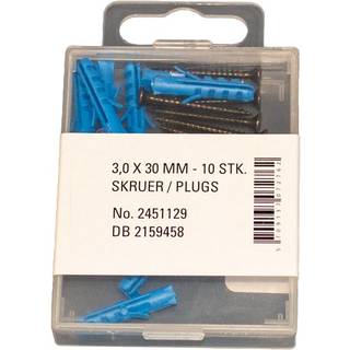 Roliba Gulvskrue 3x30mm - 10 stk.