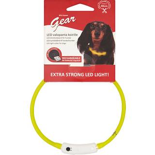 Halsbånd m. LED-lys 25-40 cm (På lager i varehus)