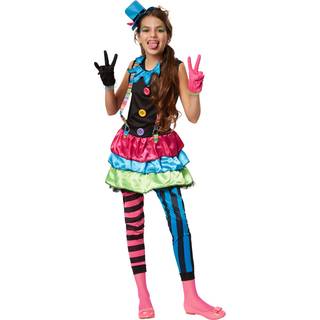 Pigekostume Crazy New Wave Clown - 164 (13-14y)