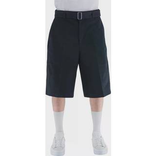 Jil Sander Wool gabardine belted shorts - blue - EU 50