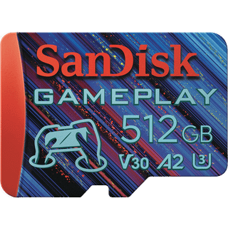 SanDisk GamePlay MicroSD - 190MB/s - 512GB