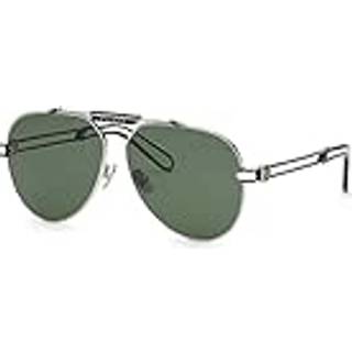 Philipp Plein Mand SPP048M GOLDEN PLEIN SEVENTIESLEIN 583 Solbriller Metal Palladium Grå Pilot Normal