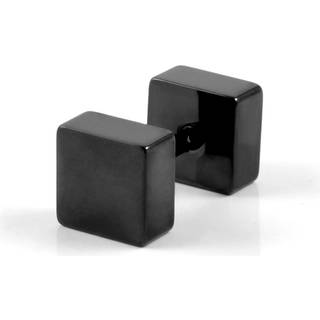 6mm Sort Kvadrat Stud Ørering