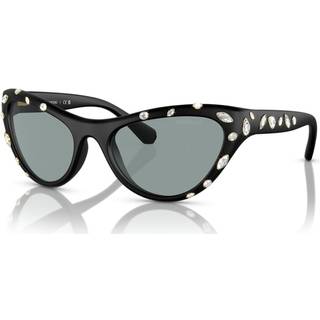 Sonnenbrille, Cat-eye-Form, SK6007, Schwarz