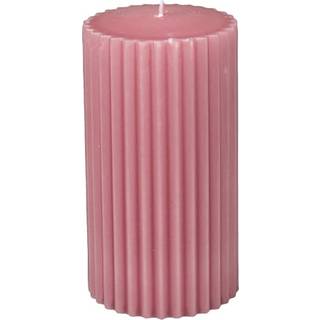 Windsor rillet bloklys 5,8x12 cm - Old Rose (På lager i varehus)