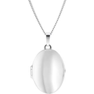 trendor 15545 Medaillon mit Halskette für Damen Silber 925