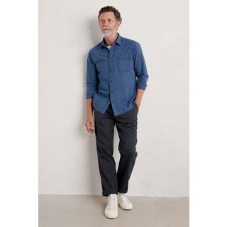 Seasalt Cornwall Seasalt Cornwall Blue Short Mens Helmsman Trousers