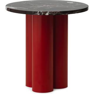 Normann Copenhagen Dit Coffee Table Sidebord - Bright Red Rosso Levanto Marble