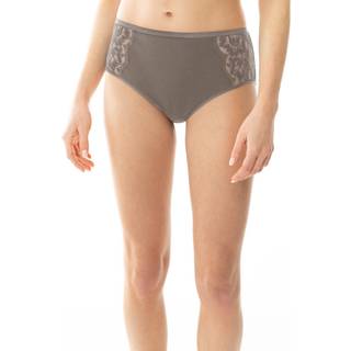 Maxi - High Waisted Briefs - Merinould & Silke - Serie Wool Love - Deep Taupe