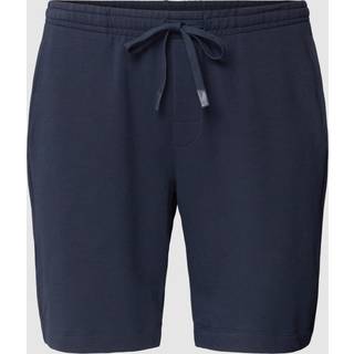 Mey Herren Sweatshorts blau Baumwolle & Mix unifarben