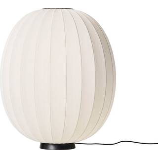 Knit-Wit Ø65 gulvlampe, pearl hvid