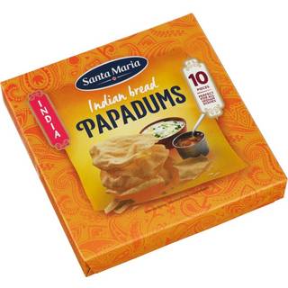 3 x Santa Maria Papadums