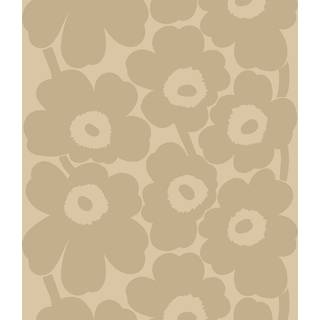 Marimekko Unikko hørstof Beige