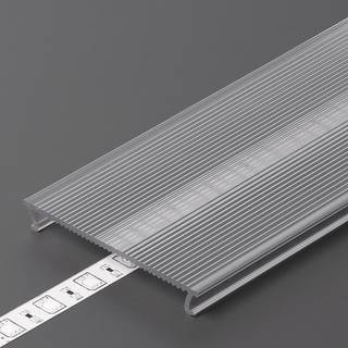 Cover til LED Profil - C10 - Click - 1m - Bred lysspredning
