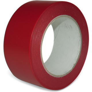 Gulvtape - Rød - 50 mm x 33 m