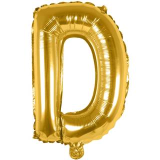 Folienballon Buchstabe gold 36cm