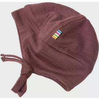 Hjelm i bordeaux i enkeltlags 100% merino uld