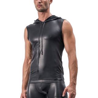 Manstore M510 Hoody Tank Top - Black