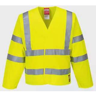 FR hi-vis antistatisk jakke - Gul (Størrelse: L/XL)
