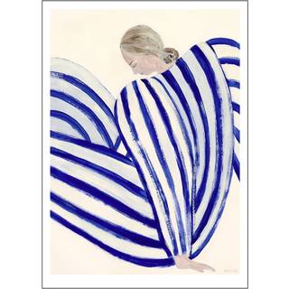 Plakat Blå Stribe Ved Concorde af Sofia Lind x The Poster Club