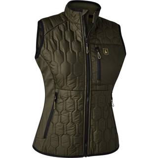 Lady Mossdale Quiltet Vest Forest Grøn - Deerhunter