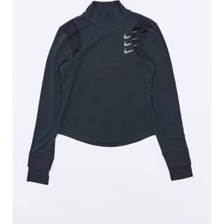 Langærmet T-shirt Nike W NK RUN DVN DFADV LS TOP fb7807-010 Størrelse S