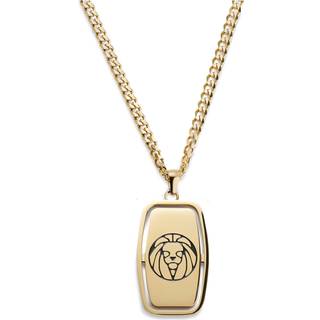 Icarus Gael Guldfarvet Dog-Tag Halskæde