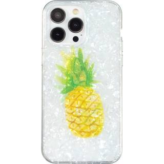 iPhone 15 Pro Fleksibel Plastik Cover - Ananas