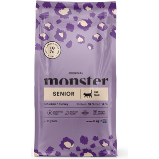 Monster Cat Original Senior Kylling & Kalkun - 6 kg
