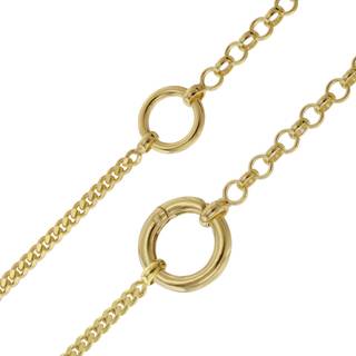 trendor 15803 Damen-Halskette 925 Silber Vergoldet Fantasie Collier