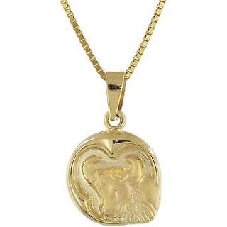 trendor 41088-5 Stier Sternzeichen Gold 333/8K mit goldplattierter Kette