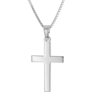 trendor 41125 Kreuz-Anhänger für Damen und Herren 925 Silber mit Halskette